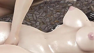 Jung in Pink Bunny Cosplay 3D Hentai Animation with Huge Tits Fingering Sensational Squirt Moments