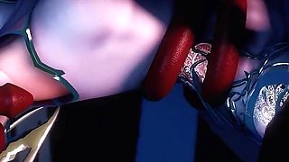 Beauty Queen Get Super Dildo - 3D Animation