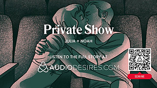 ASMR Audio Porn: Public Movie Theater Fuck with Girlfriend - Fingering & Teasing - Erotic Audio Roleplay