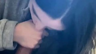 ShesNew Amateur brunette girlfriend POV blowjob ha