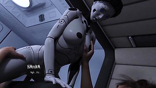 Projekt Passion Busty Ai Sex Robot Gets Anal Fucking by Big Cock with Big Bouncing Tits