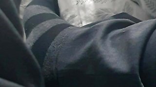 Step mom in bed handjob step son dick making him hard