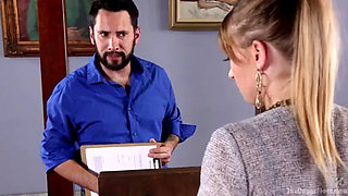 Serving the House: Babe Realtor Punish Fucked