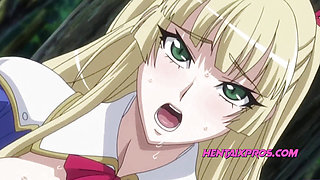 Hentai - Fucking with a Hot Blonde Babe in the Nature