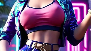 Akali's Seductive Dance (Beyonce - Partition) LOL 3D Dance