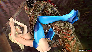 Samus Vs Predator by 26regionsfm (animation with Sound) 3D Hentai Porn Sfm