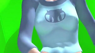 Gwen Tennyson Rubbing Her Clit. Hentai Parody