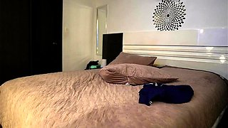 Blonde tight pussy babe solo toy fun in glamour masturbation