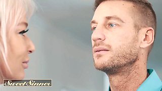 Tasty sinner - frustrated milf divorce lawyer pounds her coworker hard and gets a sperm on her tits