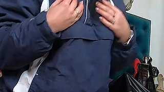 French Downjacket Seduction - Soft Fetish, Sensual Touch & Gentle Masturbation 321