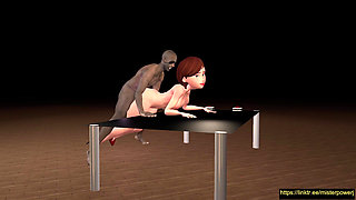 Helen Doggy in the Office Desk