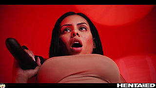 Ebony Girl Canela Skin All The Way Through - Hardcore Anal Monster Cock DP & Pussy Creampie