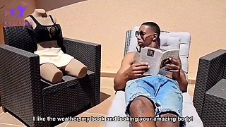 Blond mommy I Love BIG BLACK COCK Creampie On Balcony HD video - Creampie