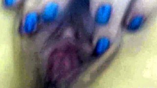 Blonde emo amateur solo masturbation