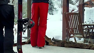 Anal loving blondie sidefucked by BBC