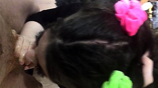 POV Handjob Blowjob cumshot compilation