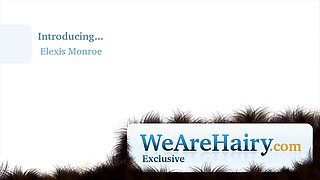 Elexis Monroe fingers her hairy pussy