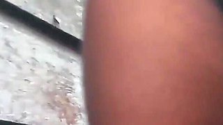Outdoors Fingering My Hairy Pussy Amazing Leg Shaking Orgsams