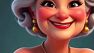 Topless Granny Animation