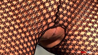 Natalia Forrest gets bound in a cag