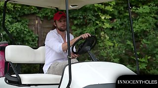 Horny 18yo Teen On The Green Is A Sure Shot Hole In One