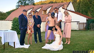 Andrea and her husband love to fuck in public