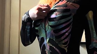 Great Big Boobs On Masturbating Redhead