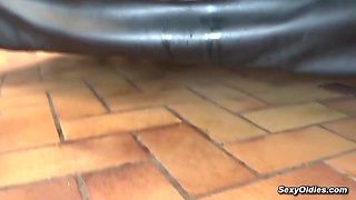 Blonde Milf In Lingerie Gets Fucked