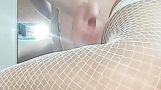 For the First Time Stepson Fucks Stepmom While Younger Stepsister Is at Home and Hears Moaning in the Bathroom