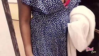 We Hard Fuck and Naked Fun with the Stepmom Secretary in the Washing Room