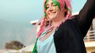 Innocent Mitsuri receives a tremendous anal from Tanjiro