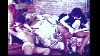 Vintage Interracial Orgy with Monster Black Cocks and Hairy Pussies (full Movie)