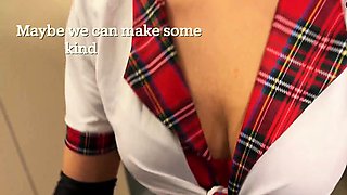 Redhead bi-atch skips school, smashes stepbrother to keep