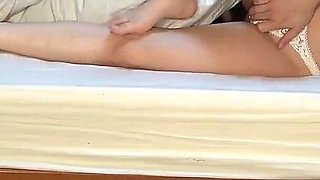 Wife Shows off Cheating Sex to Cuckold Husband and Laughs as Makes Husband Licks Creampie Pussy