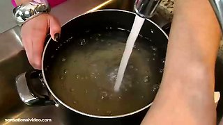 BBW Kitchen Fucked  2