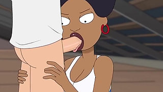 Rick and Morty - a Way Back Home - Sex Scene Only - Part 51 Reka Blowjob by Loveskysanx