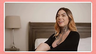 Inked seductress Chantal Danielle gets nailed foolish by Brad Newman's dangled rod