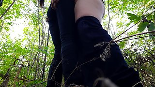 I Fuck My New Girlfriend Hard in the Forest in the Mouth - Lesbian-candys