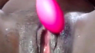 Vigorously Pounding My Wet Pussy with Big Dildo Moaning Orgasms