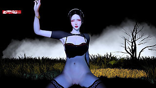 Beauty Glitched Goddess with Big Assets - 3D Animation Hentai