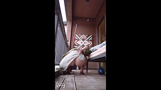 Sweeping the Balcony