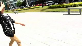 Lascivious barely legal japanese darling gets it too hard