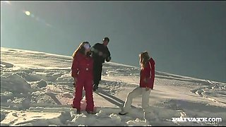 Members of the Ski Rescue Patrol Find a Stranded Skier and Screw Him - Private Porn Sex Videos