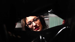 Confined in Latex Sack POV