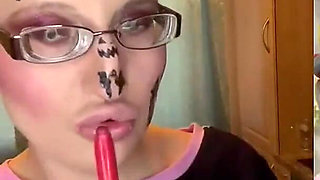 Sissy Surrender - Glasses and Lipstick Humiliation Asmr Clip by Findom Goaldigger