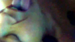 Johns cum pours down into Jen's mouth