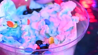 Messy Feet in Cotton Candy & Cream