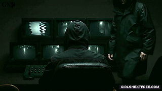 Two Huge Cocks for Two Sluts Two Real Fucking in the Throat in the Gloryhole