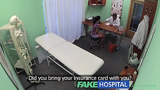 Watch this naughty patient get a real massage from a hot nurse and a big hard cock from her doctor