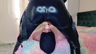 Deepthroat Training Trains Slaves Throat With Her Strapon. Sexy Ass - Dominatrix Nika